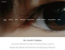 Tablet Screenshot of higginseyesurgeon.com